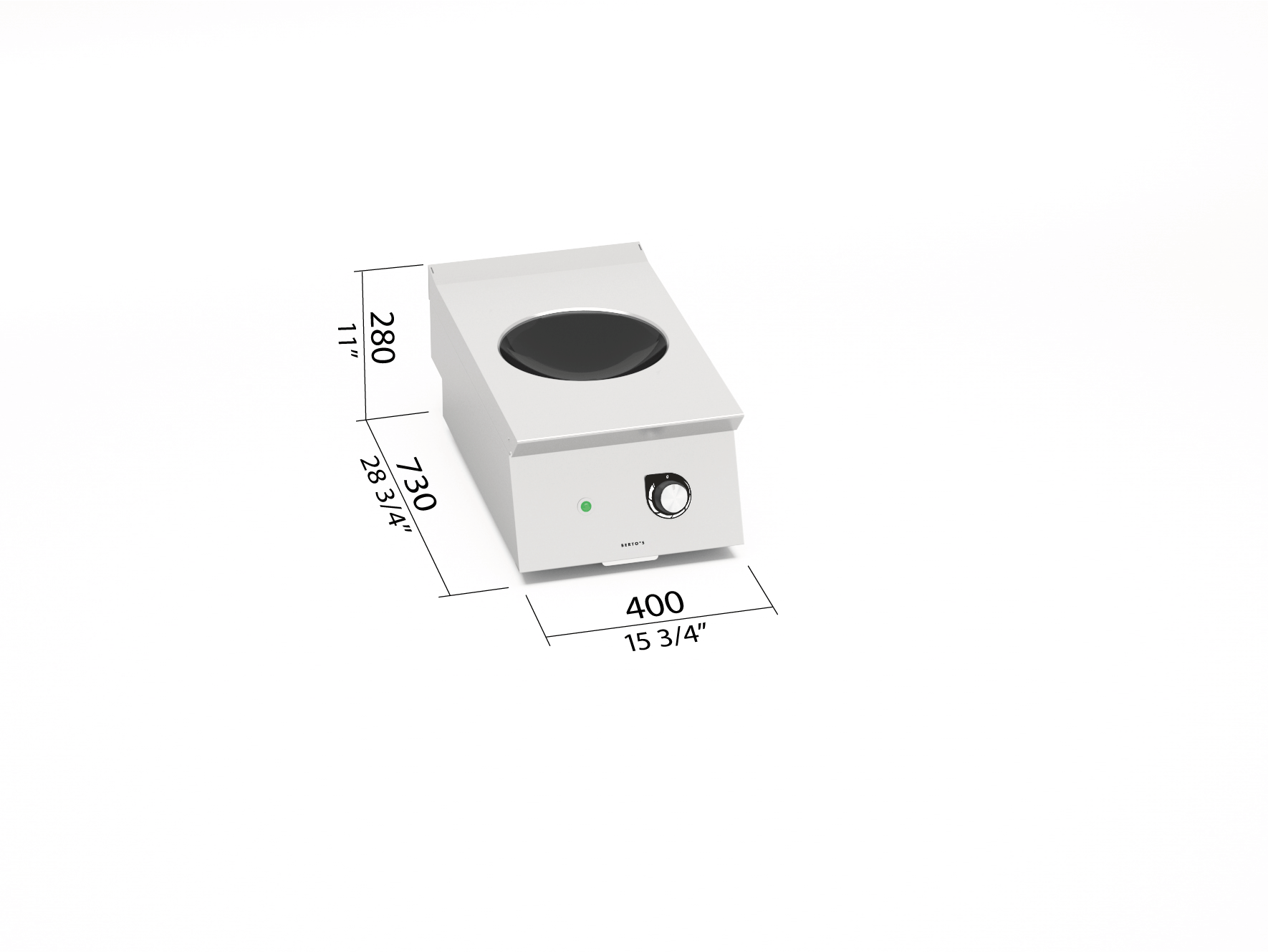 Wok Inducción S700 SE7WOK-B/IND - BERTO'S