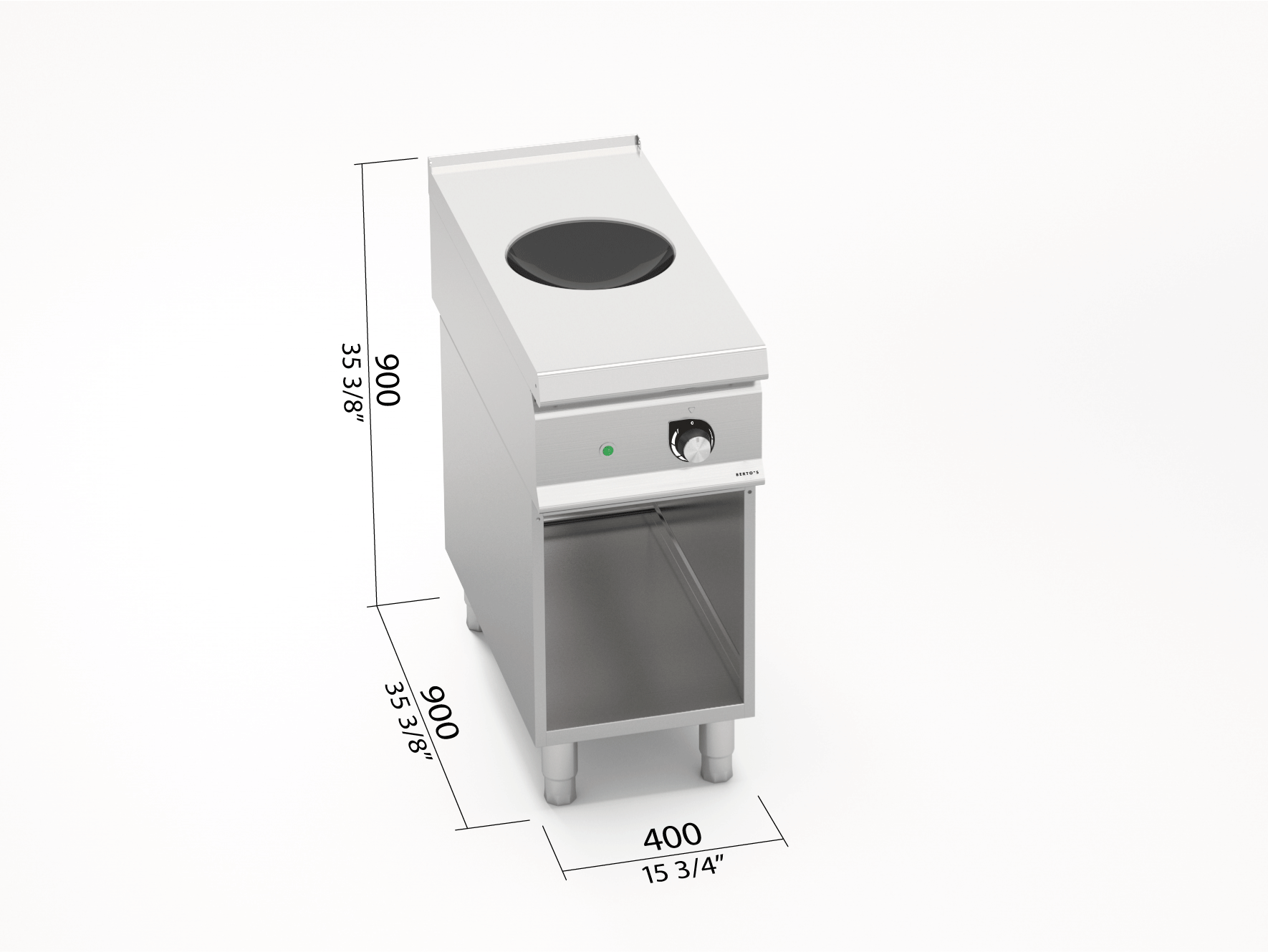 Wok Inducción S900 SE9WOK/IND - BERTO'S