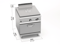 Placa radiante gas + horno GN 2/1 SG9TP+FG - BERTO'S