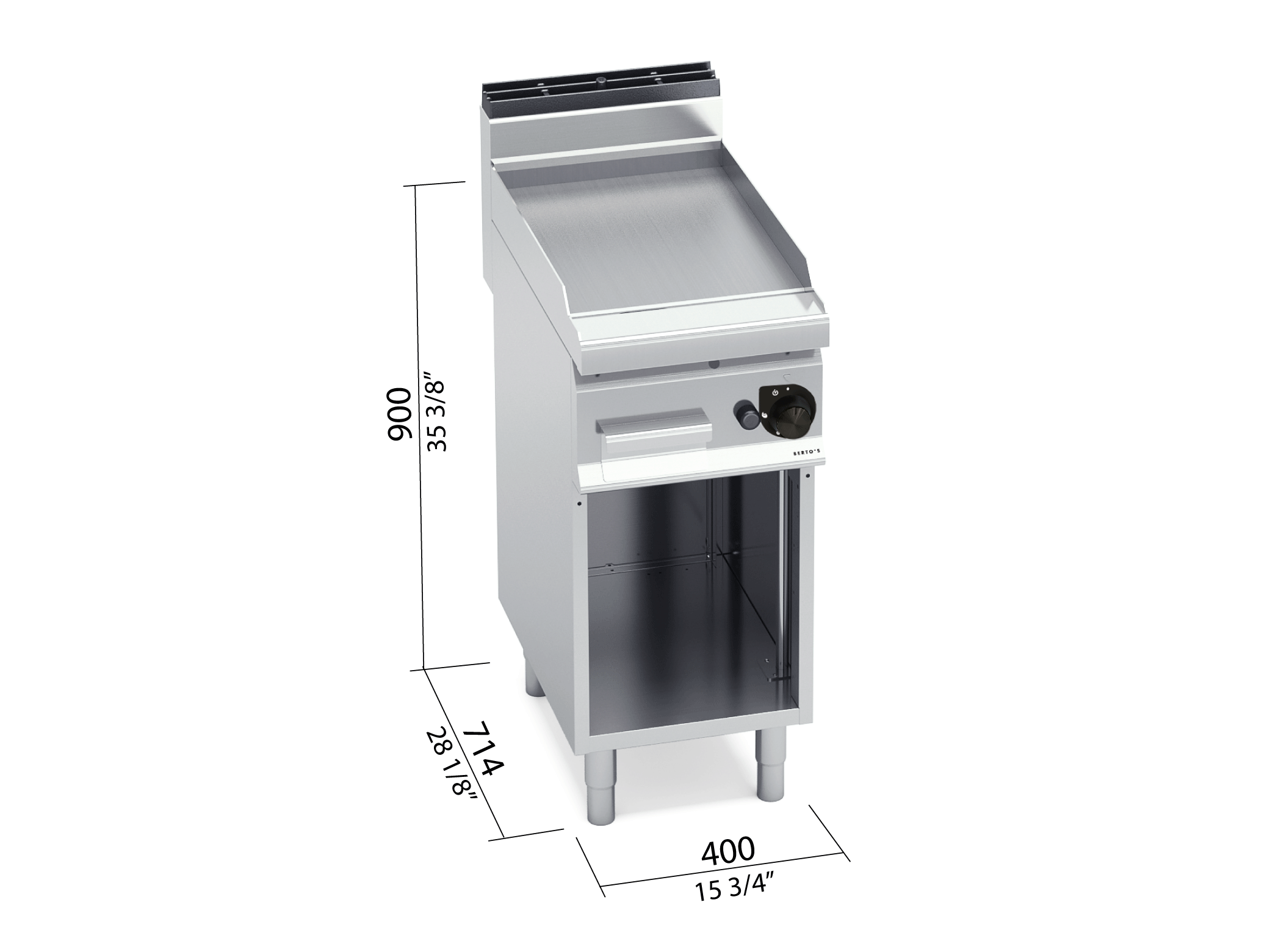 Frytop 700 mod. G7FL4M gas de pie - BERTO'S