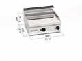 Frytop Lisa Gas Compound Sobremesa 2 Zonas G7FL8B-2/CPD - BERTO'S