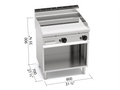 Frytop Lisa Gas Compound con Mueble 2 Zonas G7FL8M-2/CPD - BERTO'S