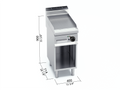 Frytop Eléctrico con Mueble E7FR4MP — Gama 700, 4,8 kW - BERTO'S