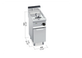 freidora eléctrica con mueble 18L E7F18-4M - BERTO'S