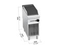 Barbacoa a gas con mueble 900 G9PL40M/G — BERTO'S