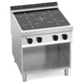 Cocina Industrial 4 Zonas Vitrocerámica Potenciada E9P4MP/VTR — BERTO'S