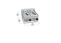Freidora eléctrica de sobremesa 10+10 litros E6F10-6B - BERTO'S