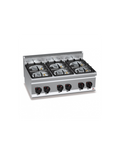 Cocina a Gas ECO POWER 6 Fuegos — BERTO'S