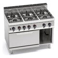 Cocina Industrial de 6 Quemadores con Horno — BERTO'S