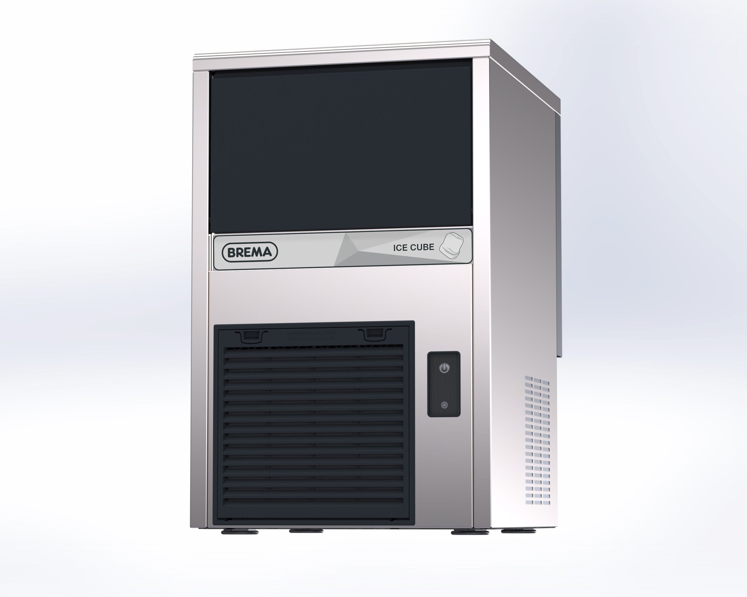 Fabricador de hielo cubito macizo 33g 26 kg/24h CB246-A HC - BREMA