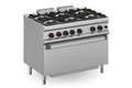 Cocina Modular de Pie 6 Fuegos Gas con Horno Maxi CG711+T — BERTO'S