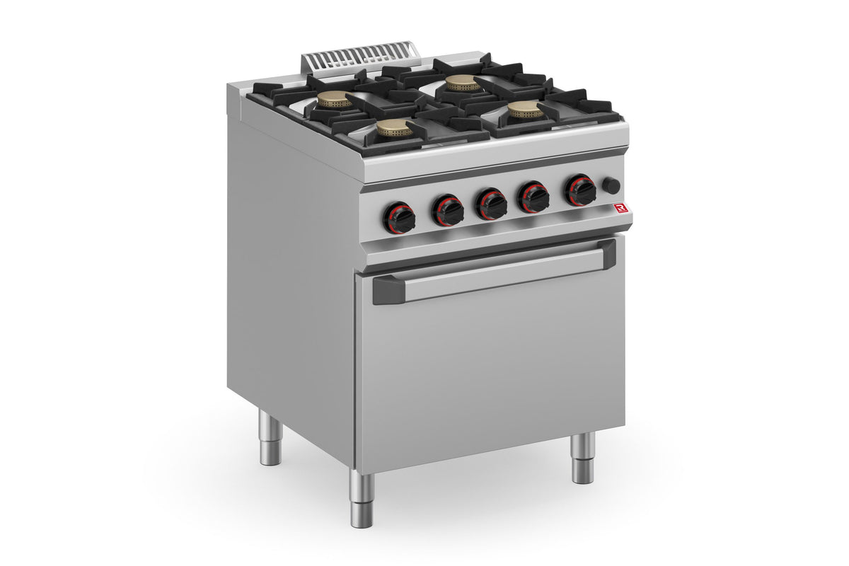 Cocina Modular 4 Fuegos Gas con Horno CG77+FG — BERTO'S