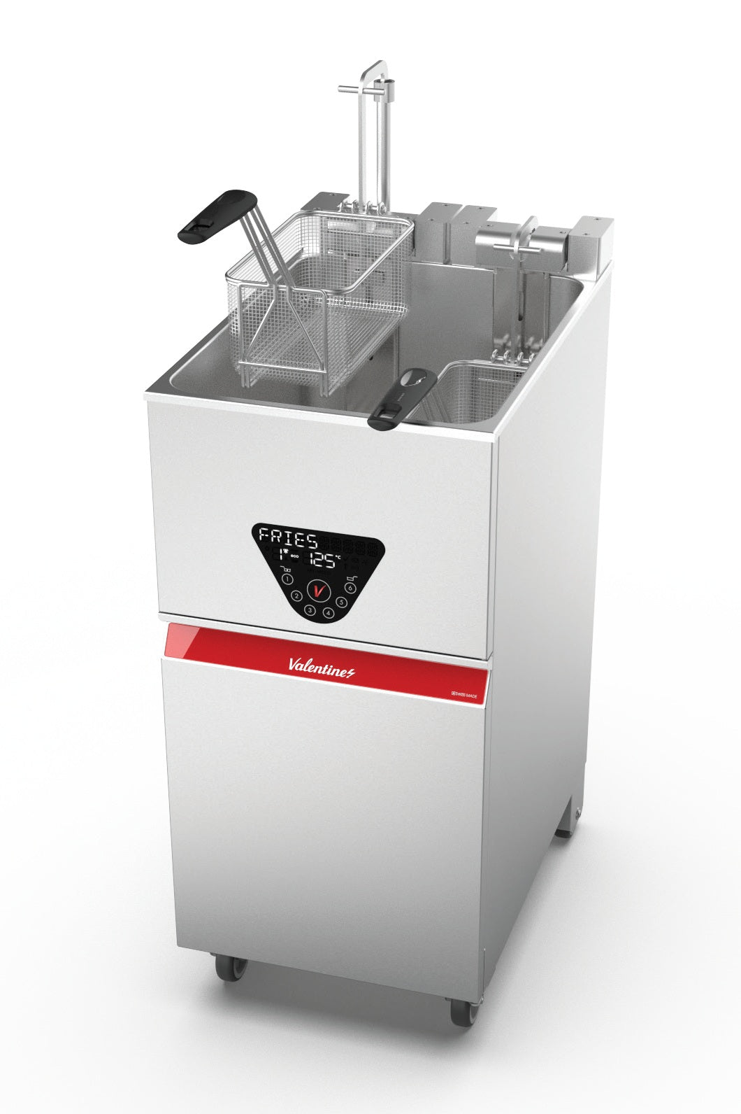 Freidora encastrar Core Smart Plus-400 con elevador y bomba - VALENTINE