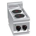 Cocina Eléctrica 2 Fuegos Frente Estrecho E6P2B — BERTO'S
