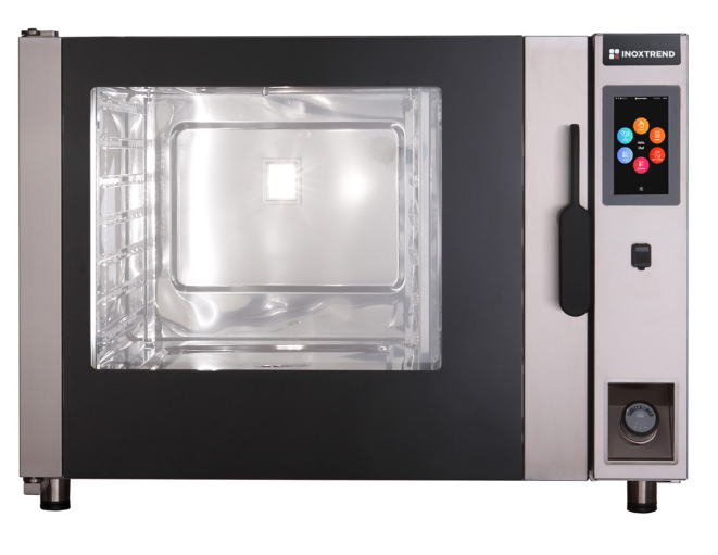 Horno de convección eléctrico 7 GN 2/1 LUDT-207E Touch 7" - INOXTREND