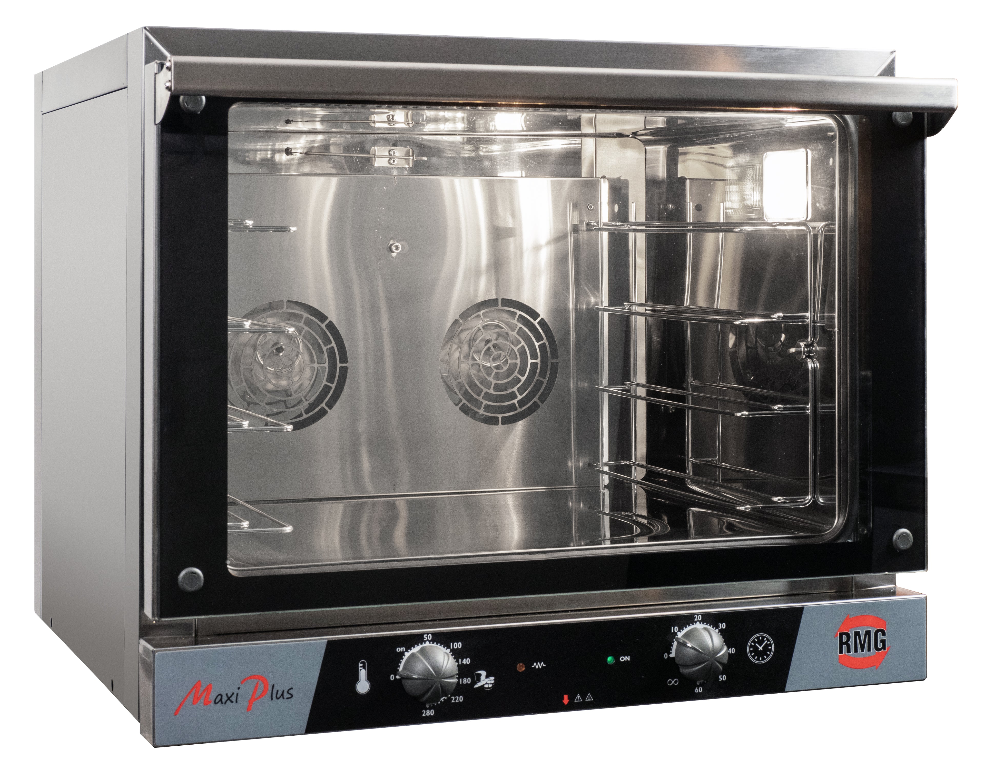 Horno Convección Eléctrico 4 Bandejas 48x34 o GN1/1 MAXI PLUS + GRILL Serie Snack — ROMAGSA
