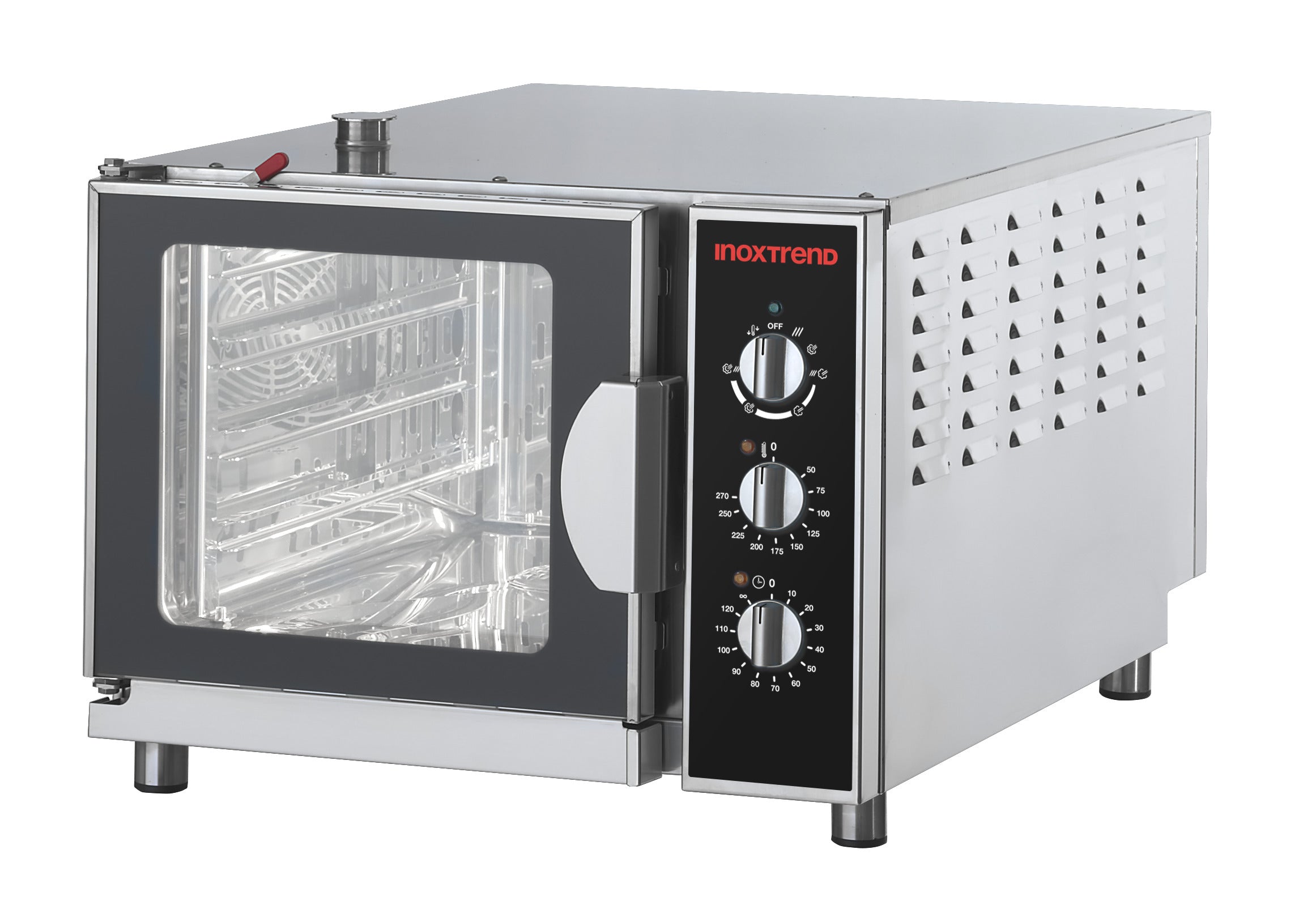 Horno Mixto Analógico 4 Bandejas 1/1 SDA-104 E Serie Nice Snack — INOXTREND