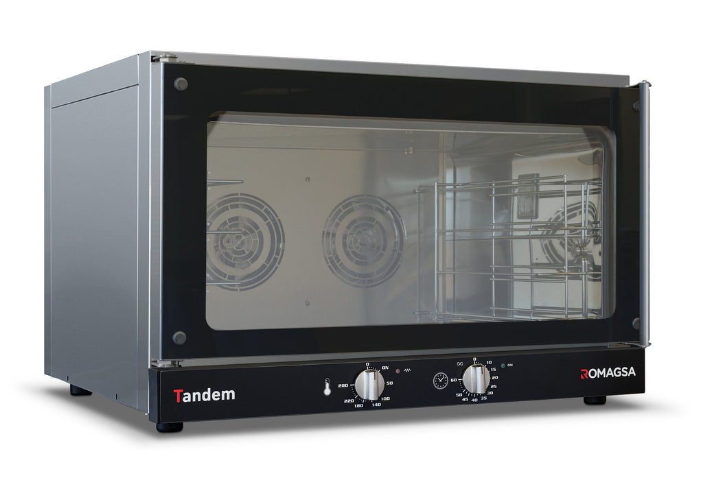 Horno convección eléctrico Tandem-4 Plus apertura lateral DX - ROMAGSA